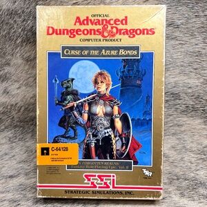 Curse of the Azure Bonds AD&D Dungeons & Dragons by Strategic Simulations